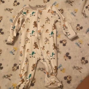 Baby boy footie pajamas